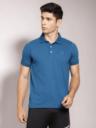 Ascon Polo Neck Cotton Rich Half Sleeve Solid Regular fit Cottonpoly T-shirt for Men Comfortable soft Breathable Fabric Stretchable for Everyday Use Ideal for Casual wear and officewear Ascon Polo Neck Cotton Rich Half Sleeve Solid Regular fit Cottonpoly T-shirt for Men Comfortable soft Breathable Fabric Stretchable for Everyday Use Ideal for Casual wear and officewear