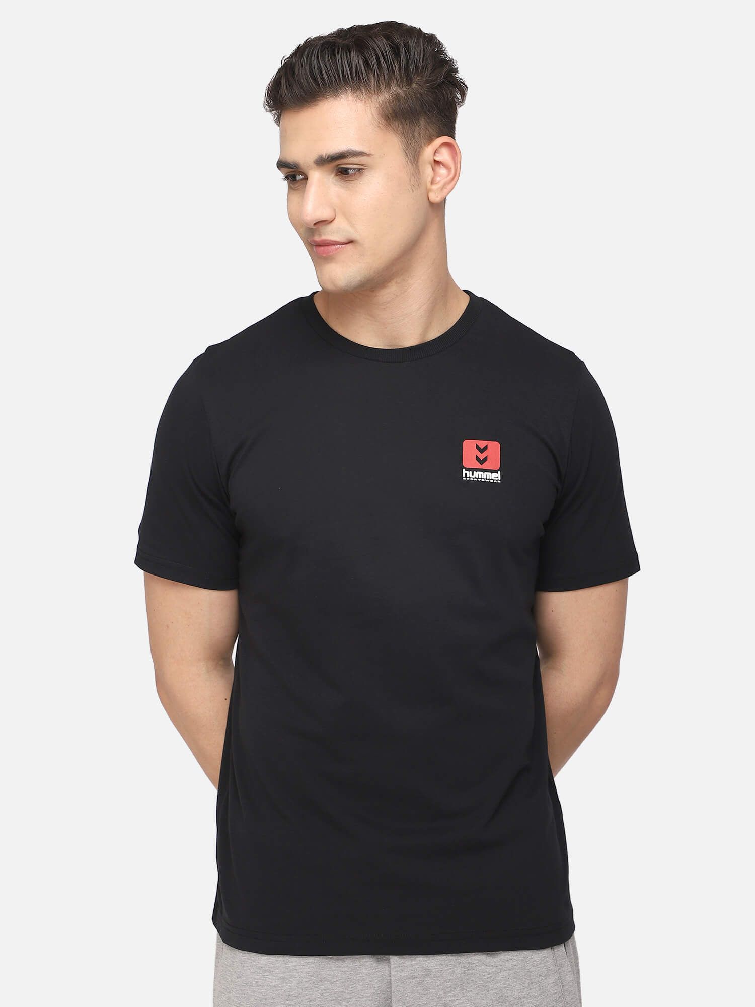 Lgc Graham Men Cotton Black T-Shirt