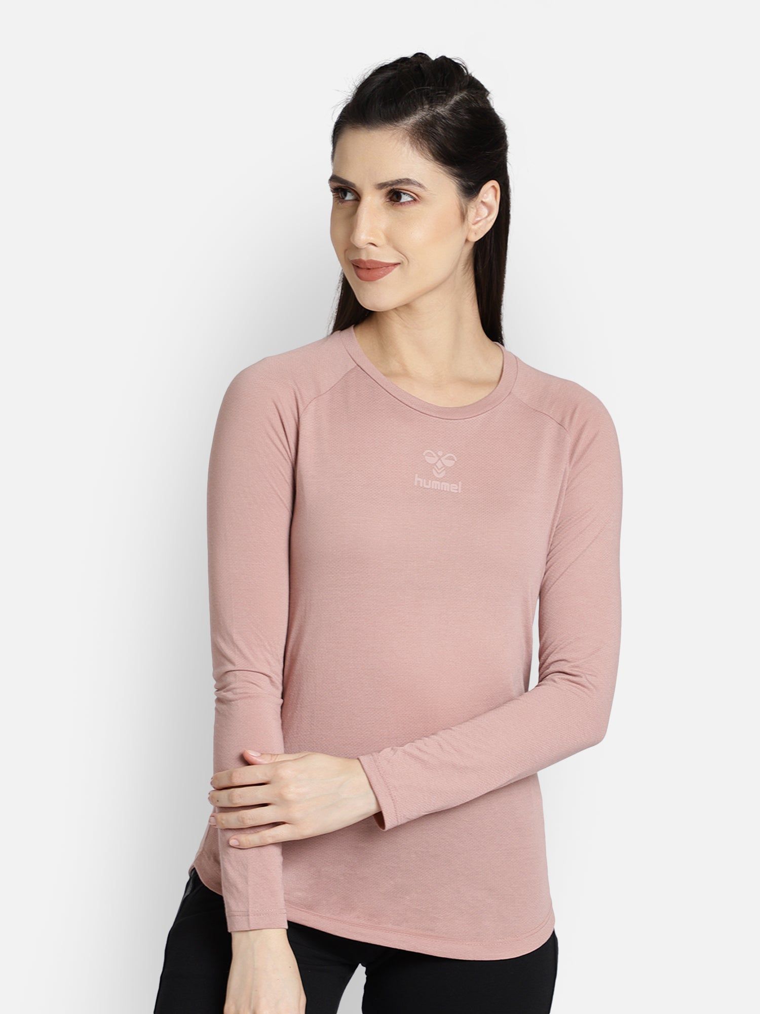 Vanja Women Polyester Purple T-Shirt