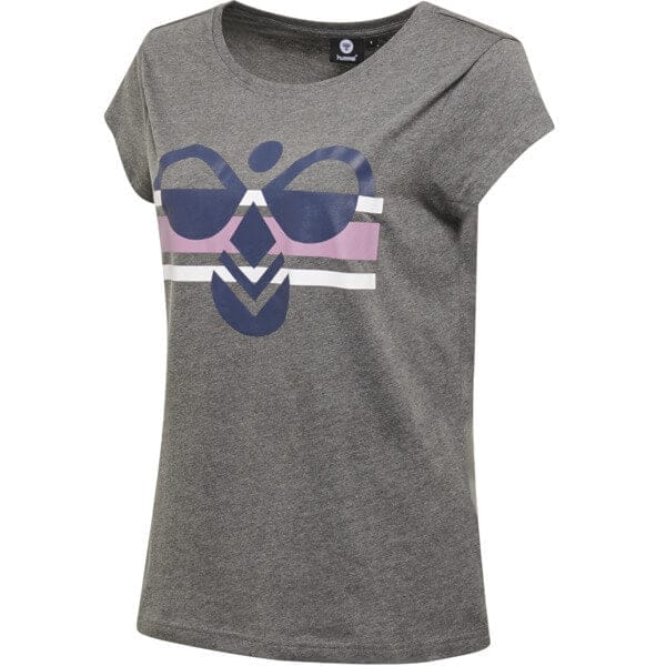 Rita Women Cotton Grey T-Shirt