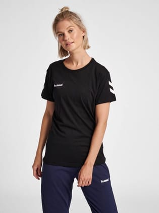 Go Cotton Round Neck Cotton Rich Half Sleeve Solid Regular fit Cottonpoly T-shirt for Women Comfortable soft Breathable Fabric Stretchable for Everyday Use Ideal for Casualwear Go Cotton Round Neck Cotton Rich Half Sleeve Solid Regular fit Cottonpoly T-shirt for Women Comfortable soft Breathable Fabric Stretchable for Everyday Use Ideal for Casualwear