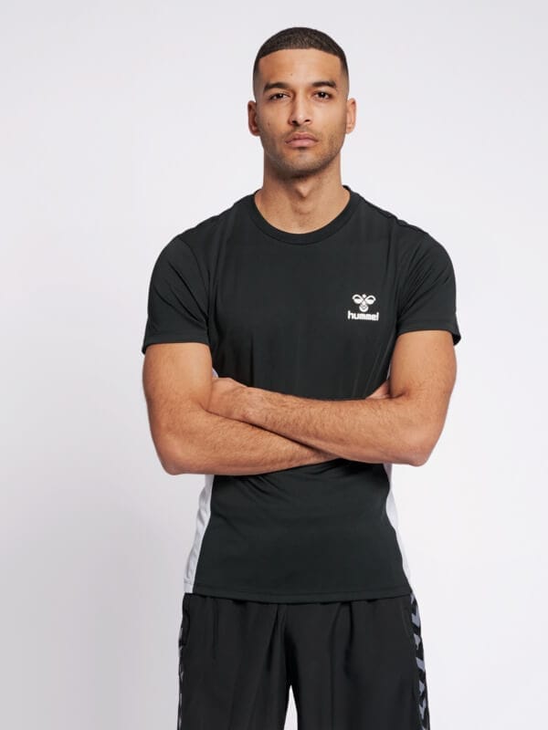 Eino Men Polyester Black T-Shirt