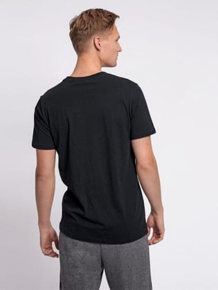 Marcel Men Cotton Black T-Shirt
