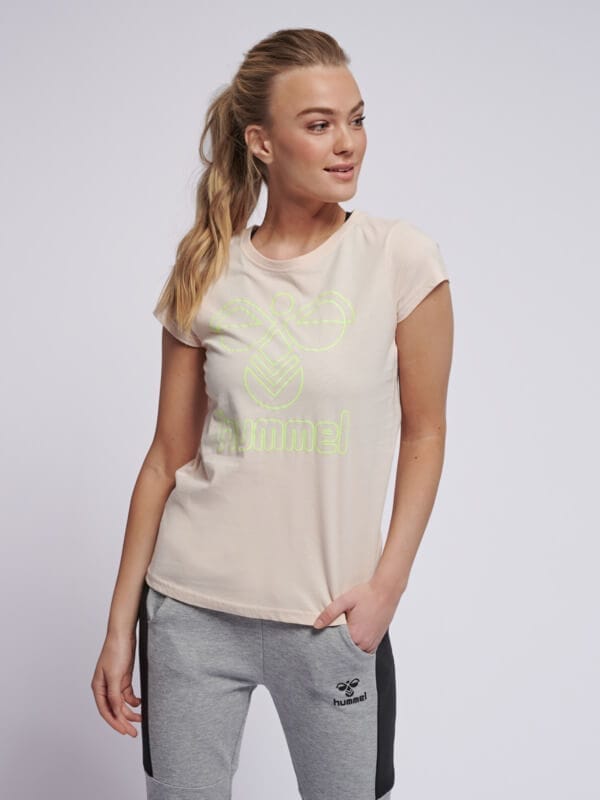 Senga Women Cotton Pink T-Shirt