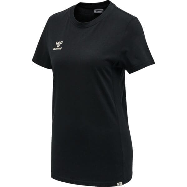 Move Women Cotton Black T-Shirt