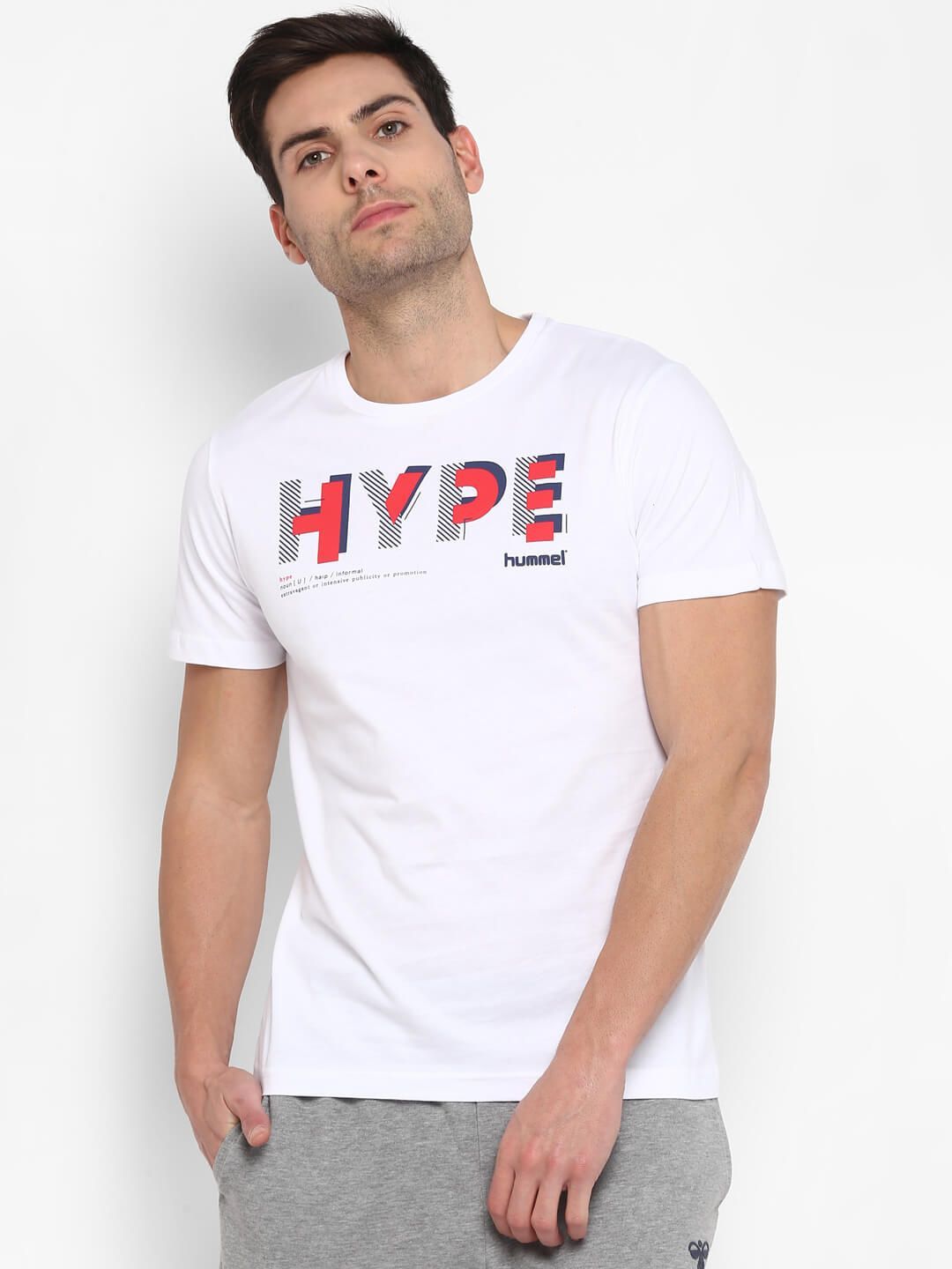 Faun Men Cotton White T-Shirt