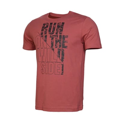 Booker Men Cotton Red T-Shirt