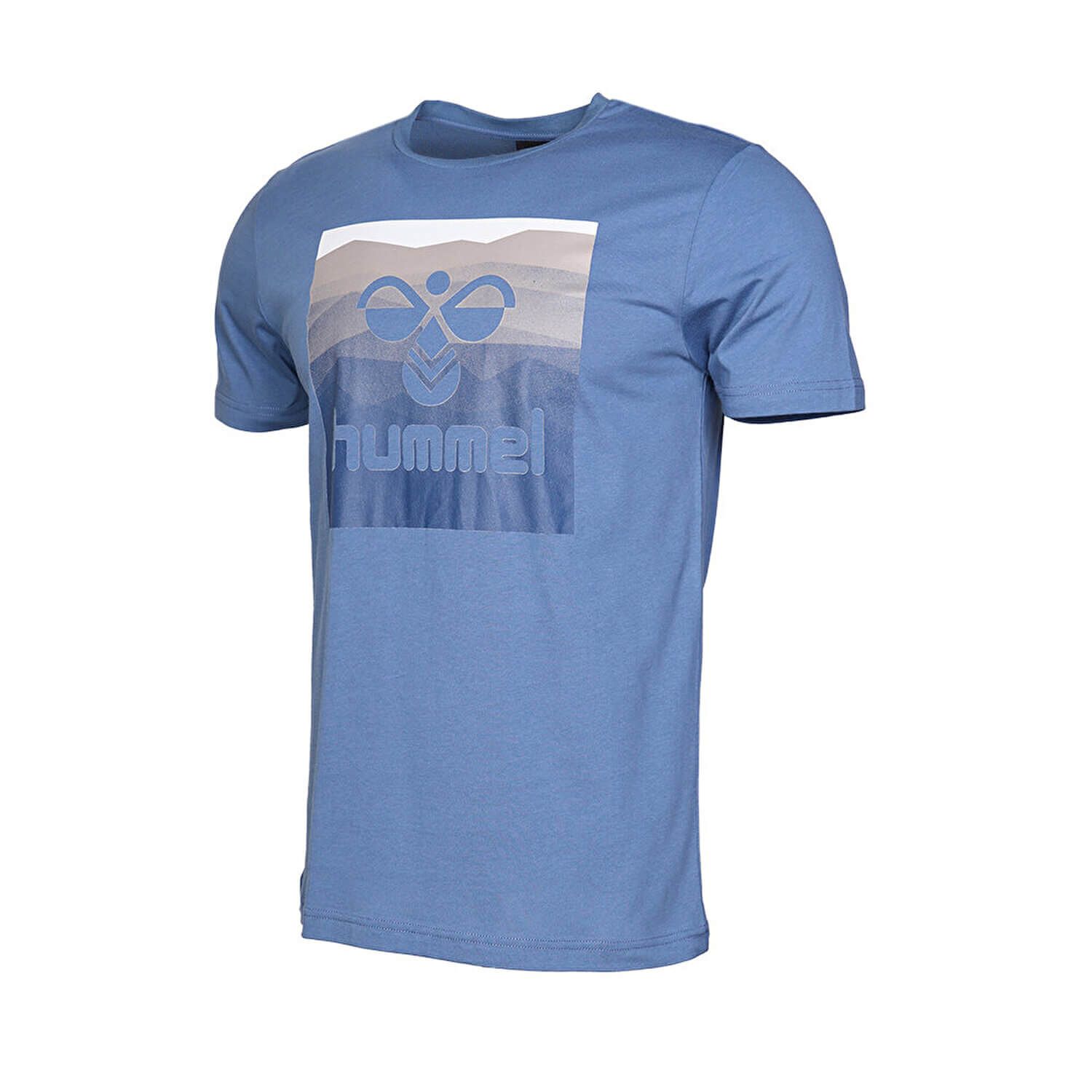 Zanna Men Cotton Blue T-Shirt