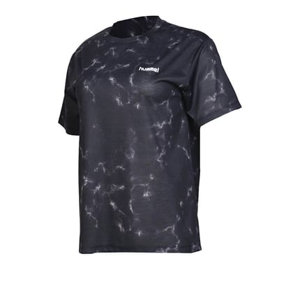 Nann Women Polyester Black T-Shirt