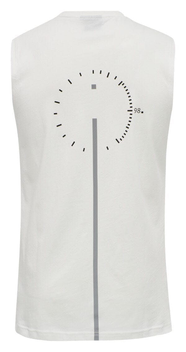 Tiago Men Cotton White Tank Top