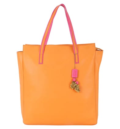 Vdesi Oversized Orange Tote Vdesi Oversized Orange Tote