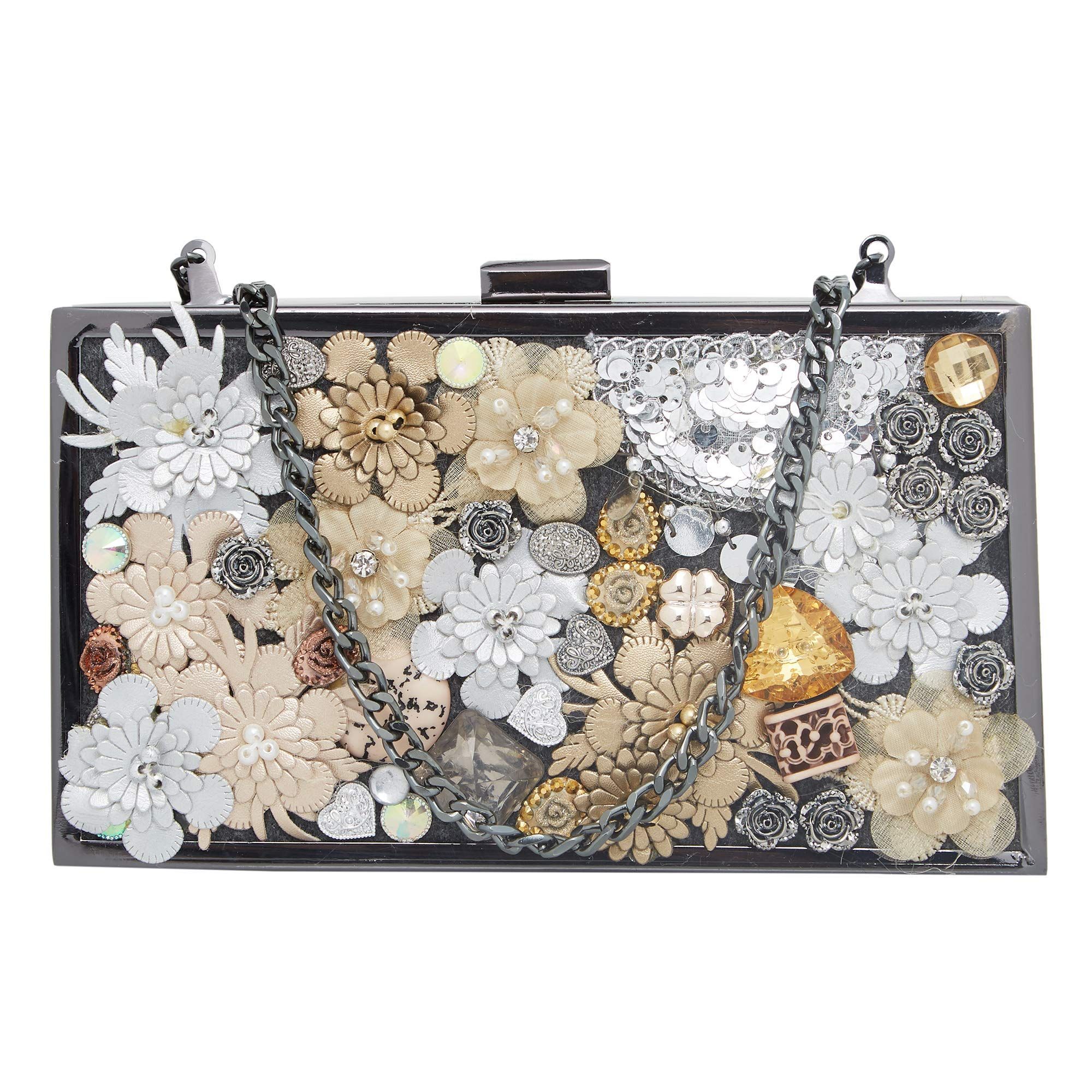 Vdesi Women'S Clutch (Pewter)