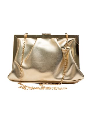 Vdesi Half Frame Gold Purse