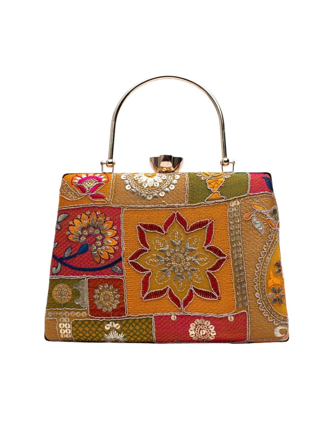 Vdesi Traditional Embroidered Clutch