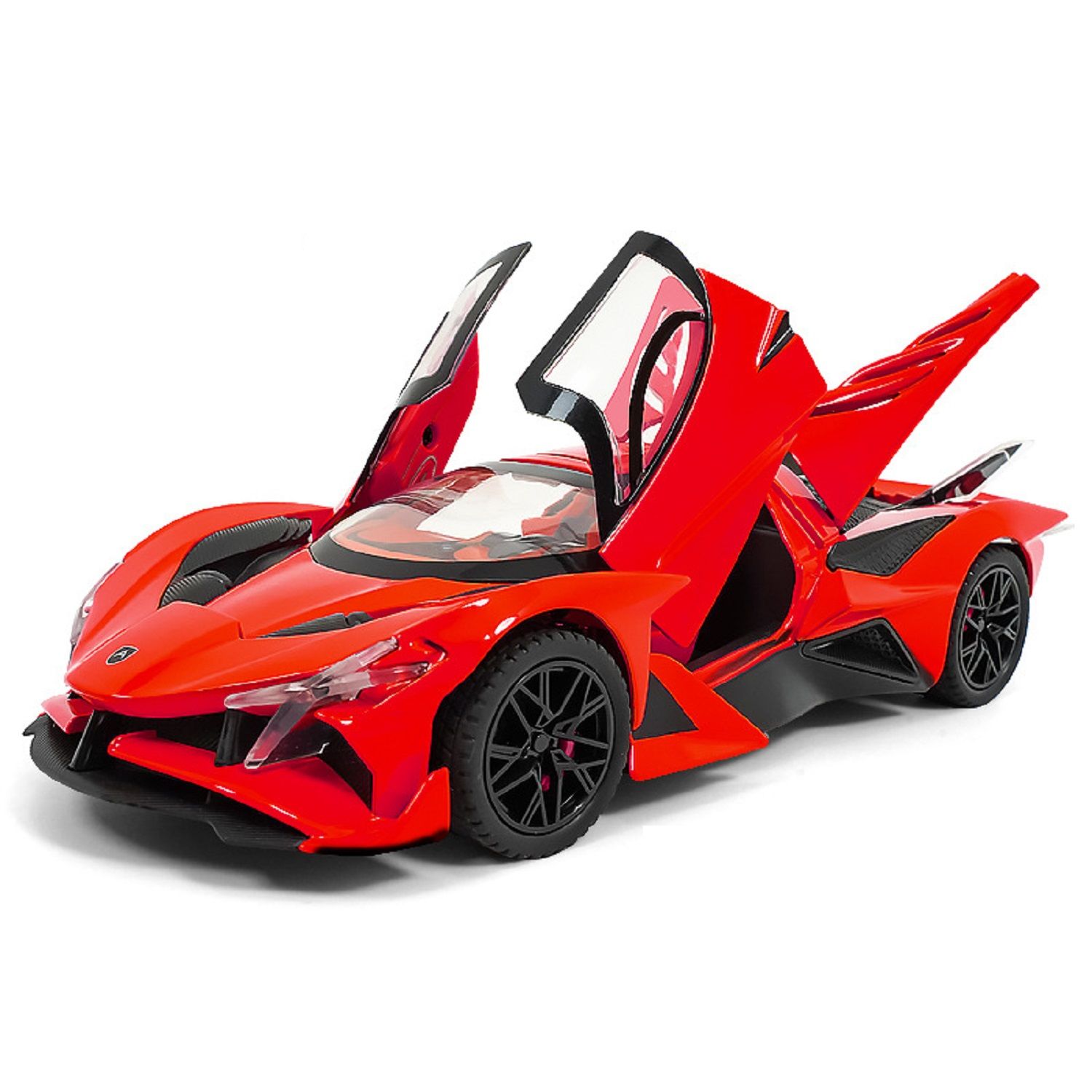 KTRS ENTERPRISE 1:24 Apllo EVO SPot Alloy Metal Pull Back Die-cast Car Model Pull Back car Super Openable Doors Sound and Light Doors & Light Music Boys Toys for Kids