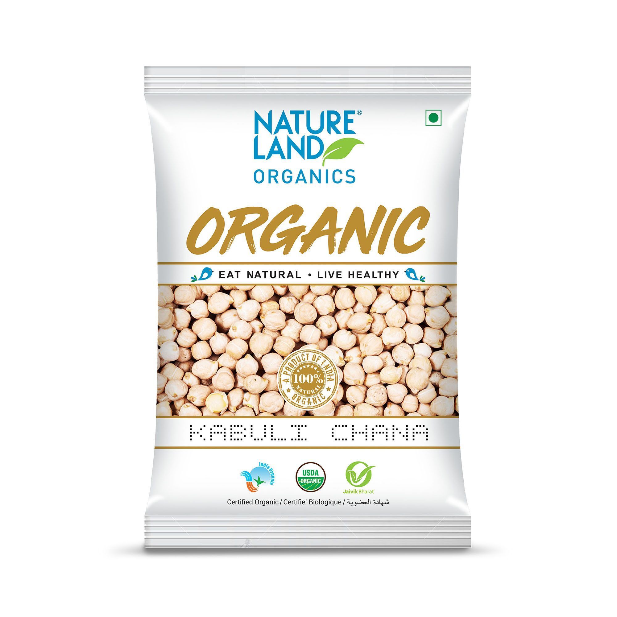 Natureland Organics Kabuli Chana 1 kg