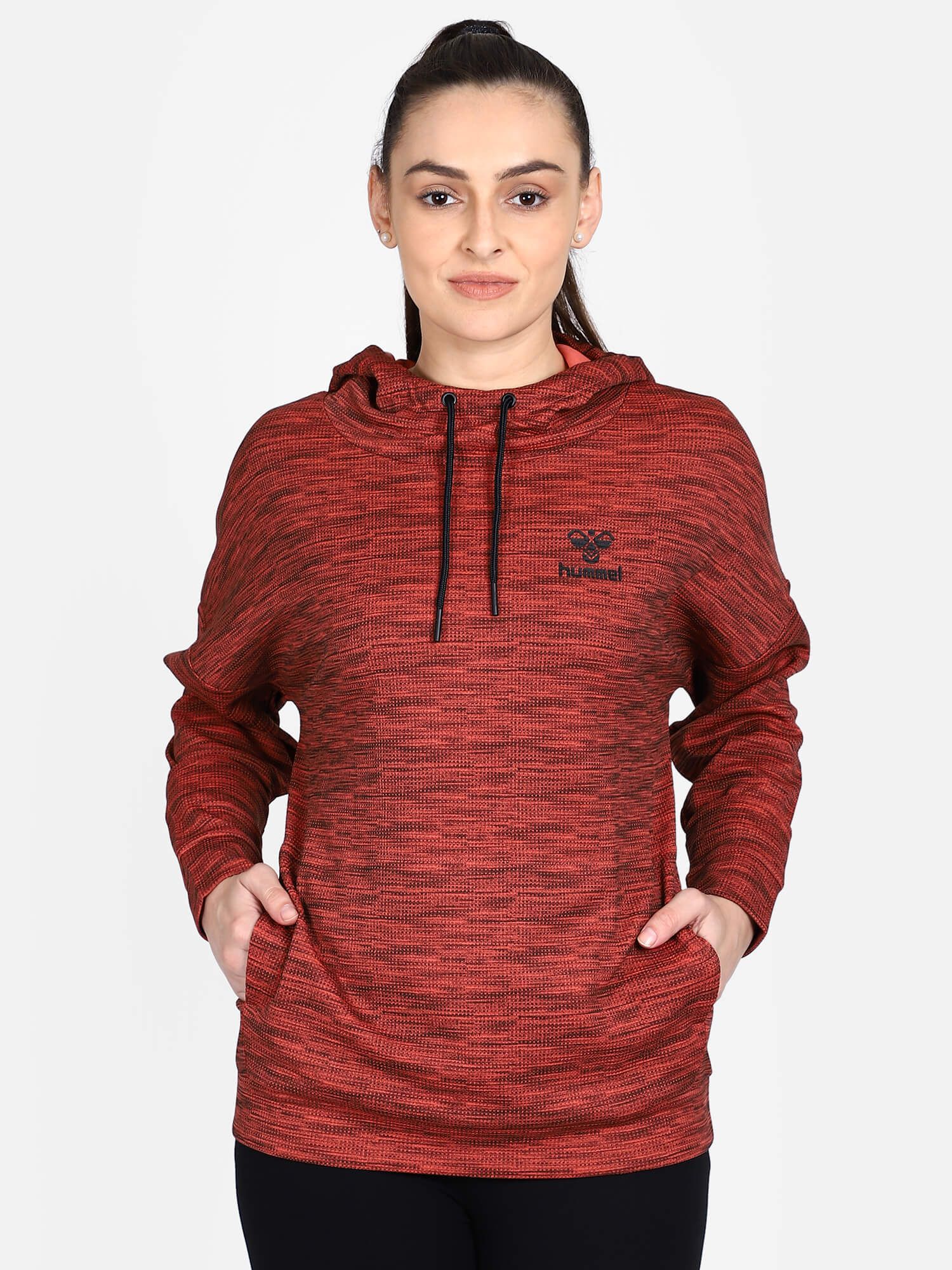 Diva Women Polyester Red Hoodie