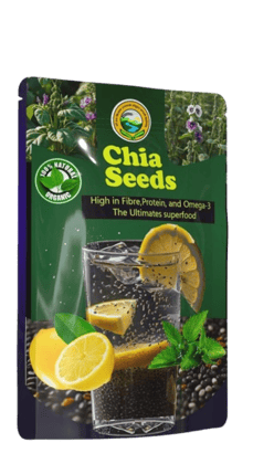  Chia Seeds - High in Fiber, Protein, and Omega-3s - The Ultimate Superfood