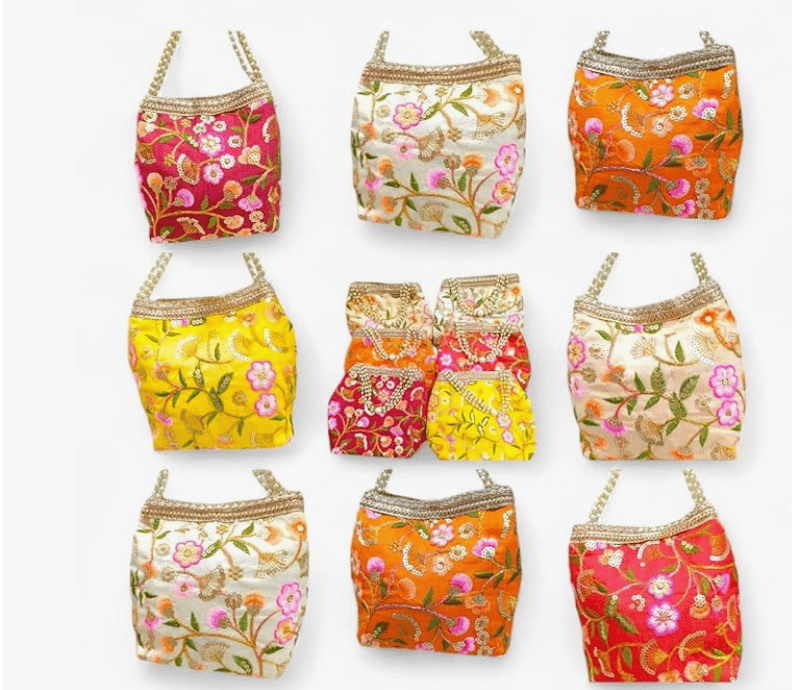 Colorful Potli Bags (Pack of 50)
