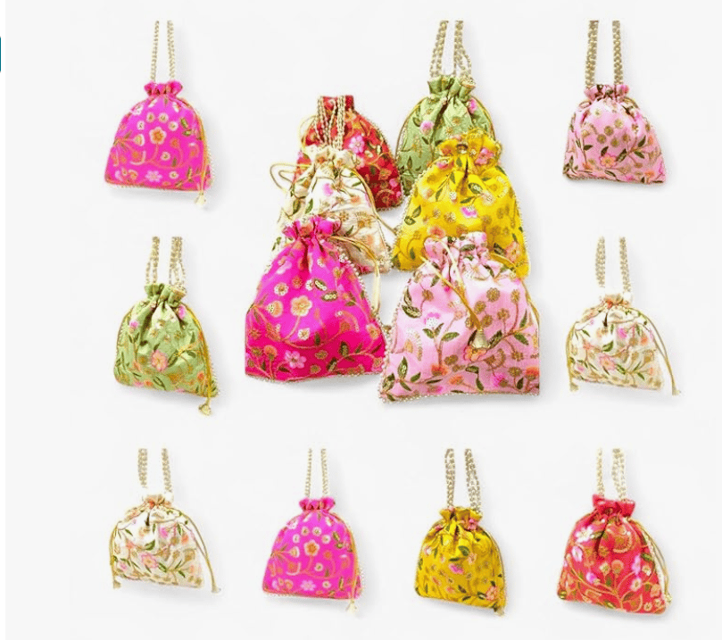 Multicolor Potli Bag (Pack of 50)