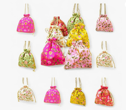Multicolor Potli Bag (Pack of 25)