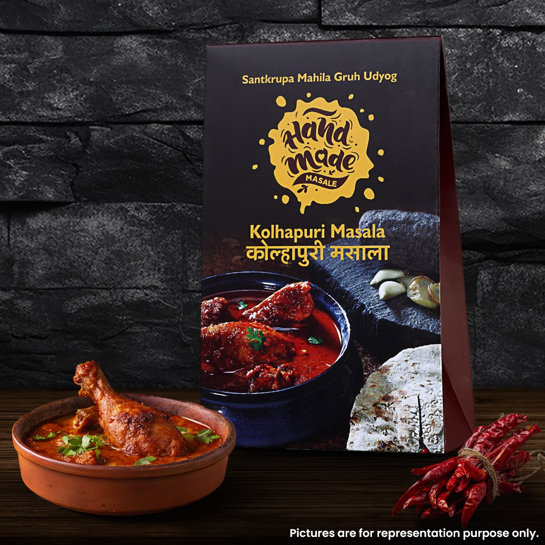 Handmade Masale Kolhapuri Masala - Authentic Indian Spice Blend for a Flavorful Culinary Experience