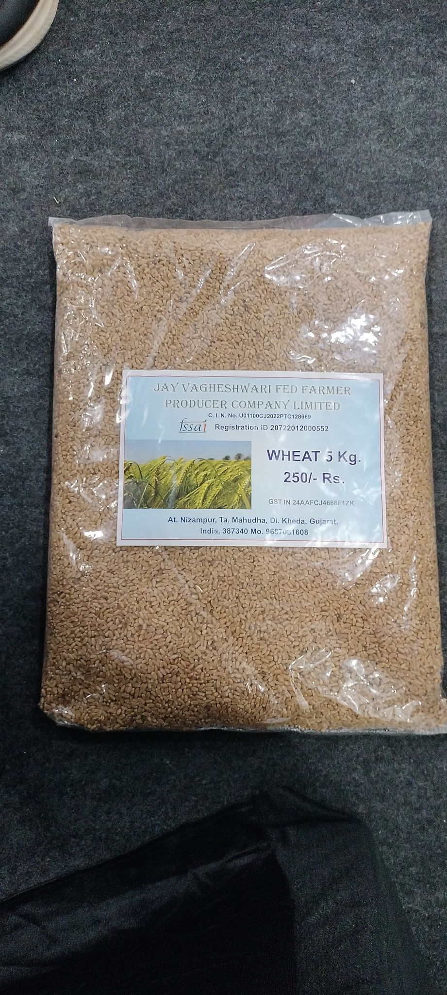 5 Kg Whole Wheat Grain