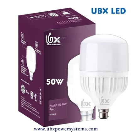 UBX 50 WATTS LED BULB B22