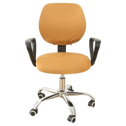 PENTHOOM Office Chair Cover Stretchable, Removable Washable Computer Chair Cover for Office, Rolling Chair Cover - Camel PENTHOOM Office Chair Cover Stretchable, Removable Washable Computer Chair Cover for Office, Rolling Chair Cover - Camel