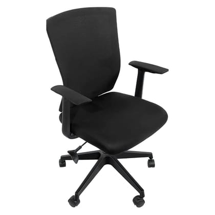 PENTHOOM Office Chair Cover Stretchable, Removable Washable Computer Chair Cover for Office, Rolling Chair Cover - Black PENTHOOM Office Chair Cover Stretchable, Removable Washable Computer Chair Cover for Office, Rolling Chair Cover - Black