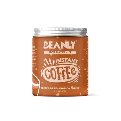Premium Instant Coffee Hazelnut Flavour - 50 grams