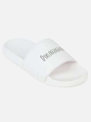 Pop Women White Slides Pop Women White Slides