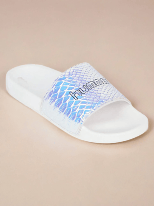 Lumi Women White Slides