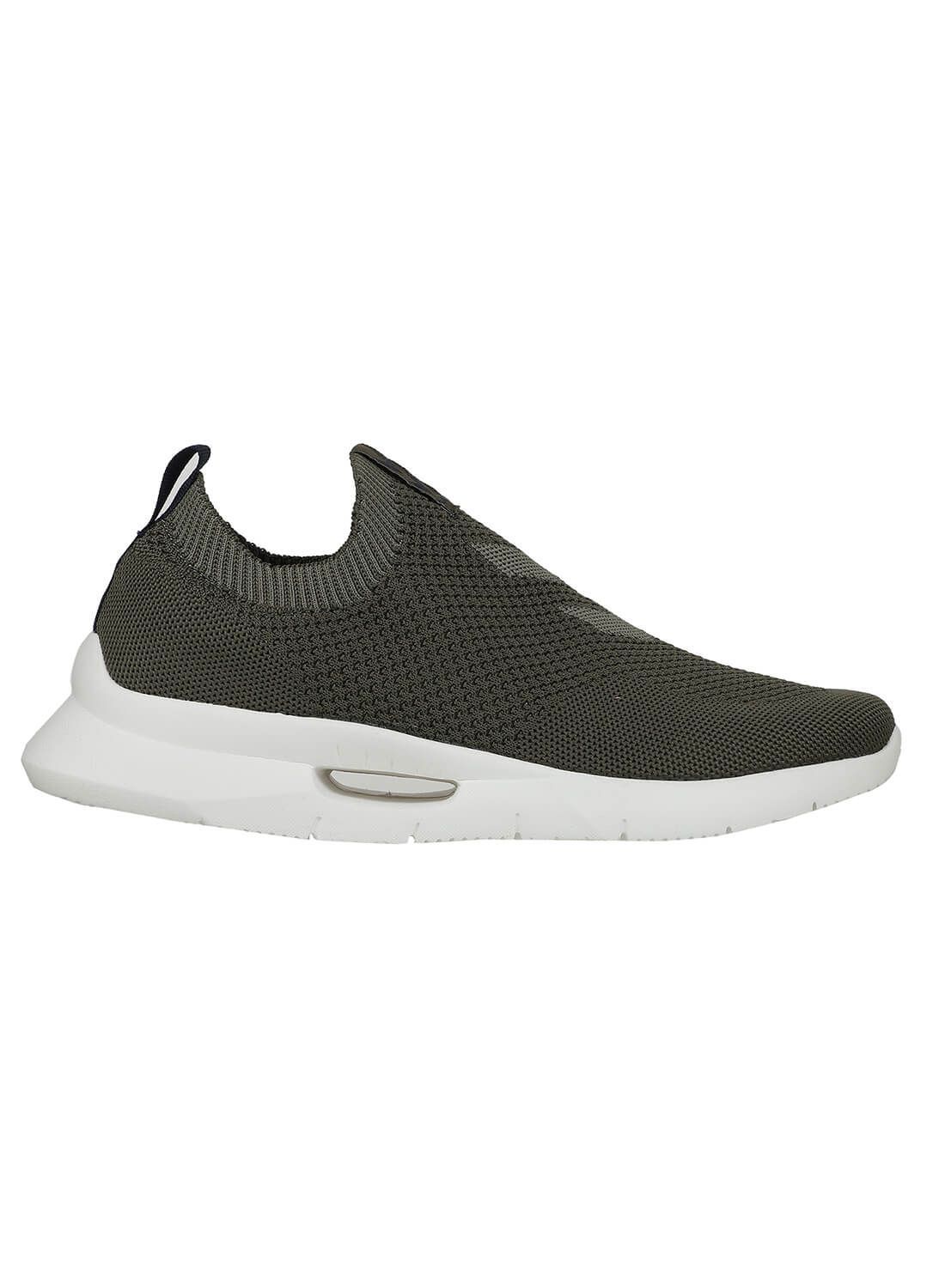 Tatum Seamless Men Green Slip-Ons