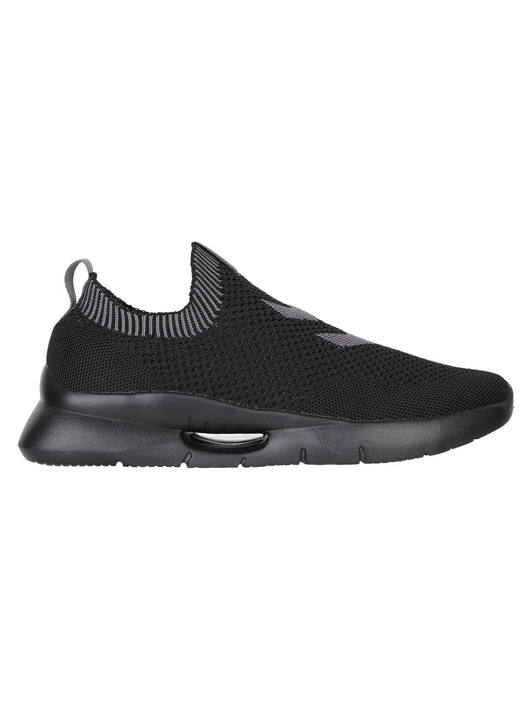 Tatum Seamless Men Black Slip-Ons