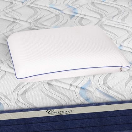 Centuary Mattresses My Power Anti Microbial Soft Polyester Fibre Pillow (Single) for Comfort and Back Support (27 X 17 Inch), White Centuary Mattresses My Power Anti Microbial Soft Polyester Fibre Pillow (Single) for Comfort and Back Support (27 X 17 Inch), White