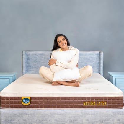 Centuary Mattresses Natura Latex 8 Inch Medium Firm with Copper Gel Foam & Rubberised Coir Mattress Centuary Mattresses Natura Latex 8 Inch Medium Firm with Copper Gel Foam & Rubberised Coir Mattress