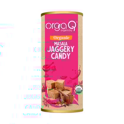 OrgaQ Organicky Organic Masala Jaggery Candy
