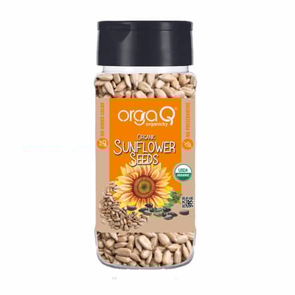 OrgaQ Organicky Organic Sunflower Seeds (surajmukhi ke beej)