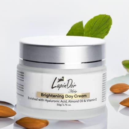 LapinDor Brightening Day Cream - Enriched with Hyaluronic Acid, Almond Oil & Vitamin E - 50g/1.76 oz | Free Delivery all over India LapinDor Brightening Day Cream - Enriched with Hyaluronic Acid, Almond Oil & Vitamin E - 50g/1.76 oz | Free Delivery all over India