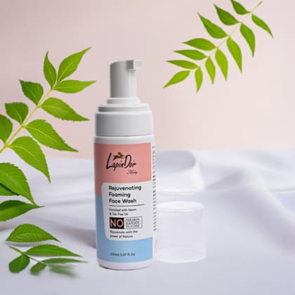 LapinDor Rejuvenating Foaming Face Wash with Neem and Tea Tree Oil - 150ml | Free Delivery all over India LapinDor Rejuvenating Foaming Face Wash with Neem and Tea Tree Oil - 150ml | Free Delivery all over India