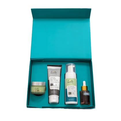 LapinD'or Radiance Revival Kit | Vitamin C Face glow & Repair Serum, Green Tea Night Gel, 2% Salicylic Acid Foaming Face Wash, Charcoal Face Wash Deep Cleanser LapinD'or Radiance Revival Kit | Vitamin C Face glow & Repair Serum, Green Tea Night Gel, 2% Salicylic Acid Foaming Face Wash, Charcoal Face Wash Deep Cleanser