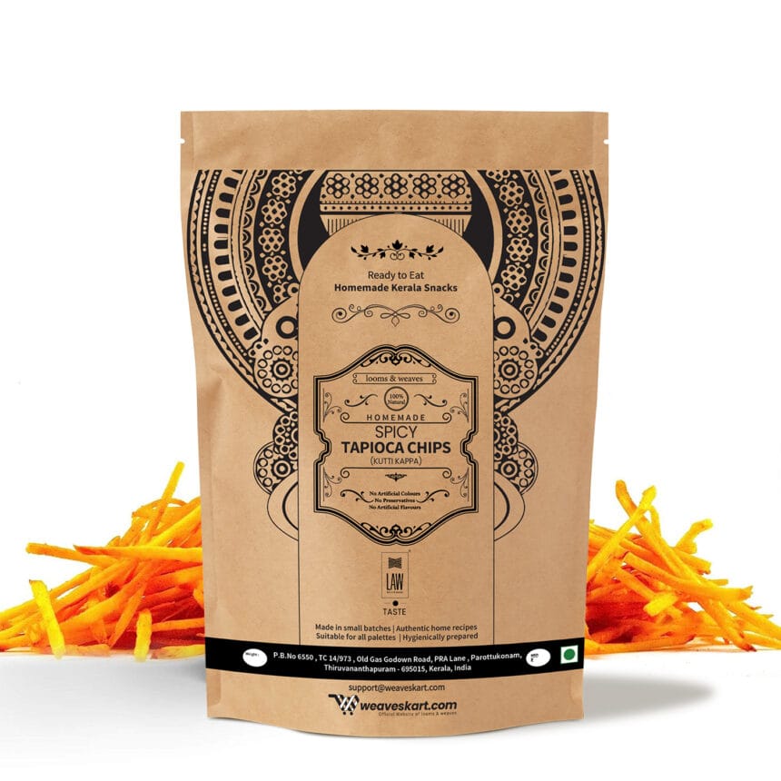 Spicy Tapioca Chips (Stick) - Perfect Tea Time Vegan Snacks Series