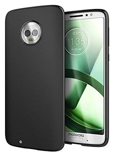 Faircost Back Cover for Moto G6 (Silicone | Black)