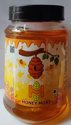 HONEYMORE - 500g Bottle of Natural Raw Honey HONEYMORE - 500g Bottle of Natural Raw Honey