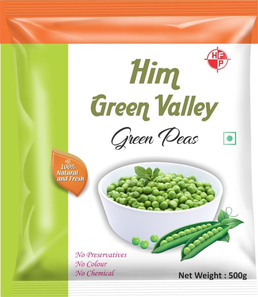 Frozen peas 1kg Brand Him Valley