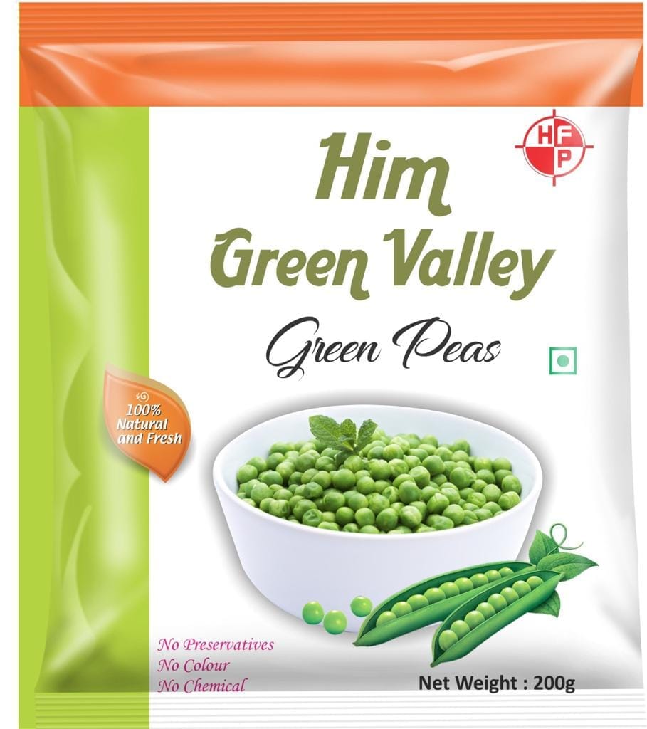Frozen peas 200gm Brand Him Valley