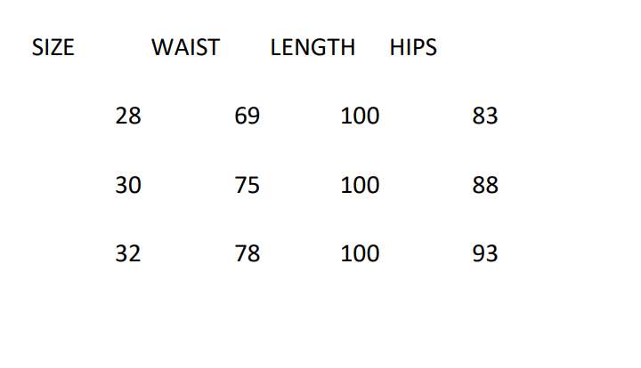 Size Guide Size Guide