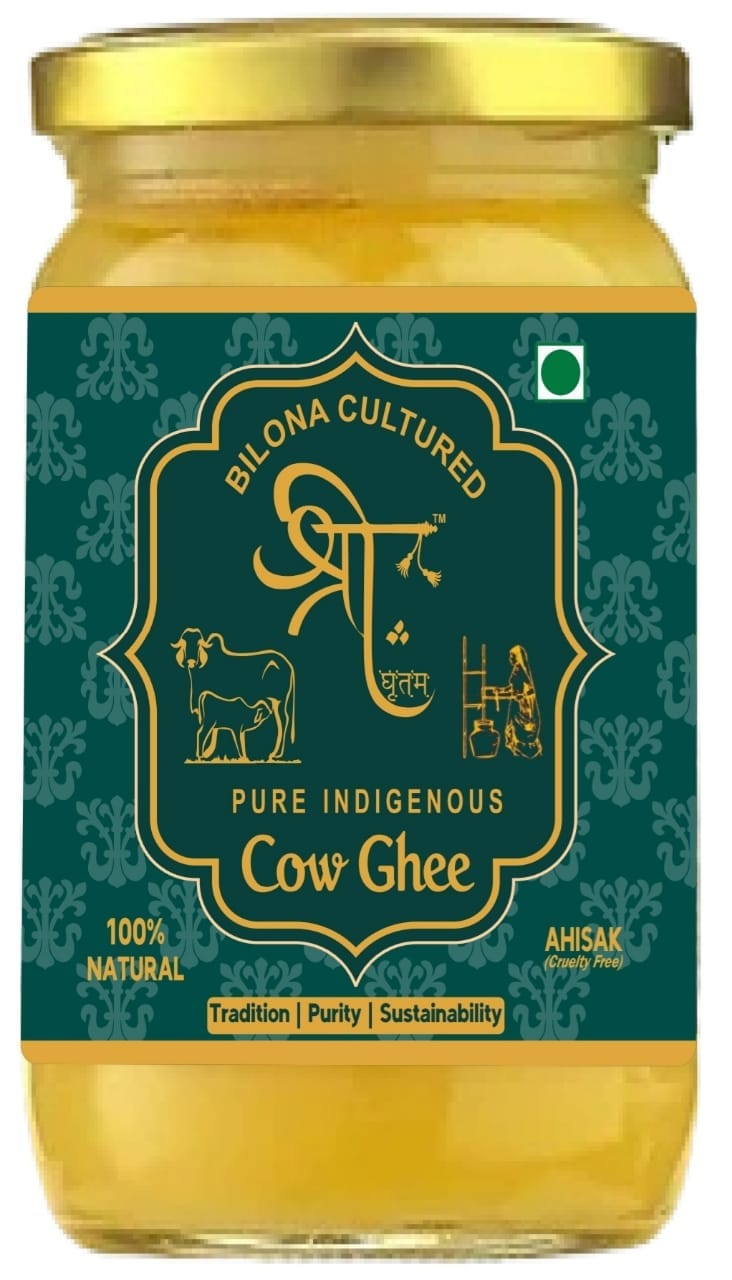 Pure A2 Cow Bilona Ghee Shree Ghritam (500ml)