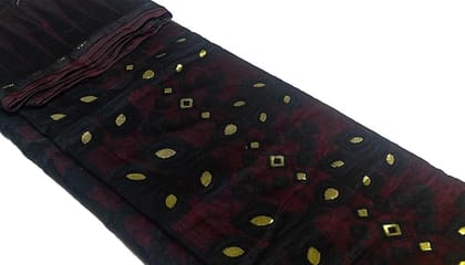 Buy Indian Maroon Tissue Silk Saree With Golden Zari Weaving Work Buy Indian Maroon Tissue Silk Saree With Golden Zari Weaving Work